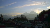 Archiv Foto Webcam Berchtesgaden: Zentrum und Hotel Edelweiss 15:00