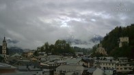 Archiv Foto Webcam Berchtesgaden: Zentrum und Hotel Edelweiss 01:00