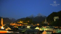 Archiv Foto Webcam Berchtesgaden: Zentrum und Hotel Edelweiss 03:00