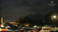 Archiv Foto Webcam Berchtesgaden: Zentrum und Hotel Edelweiss 23:00