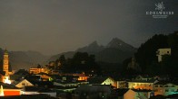 Archiv Foto Webcam Berchtesgaden: Zentrum und Hotel Edelweiss 01:00