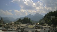 Archiv Foto Webcam Berchtesgaden: Zentrum und Hotel Edelweiss 13:00