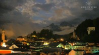 Archiv Foto Webcam Berchtesgaden: Zentrum und Hotel Edelweiss 23:00