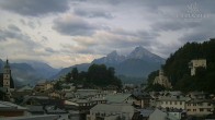 Archiv Foto Webcam Berchtesgaden: Zentrum und Hotel Edelweiss 05:00