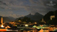 Archiv Foto Webcam Berchtesgaden: Zentrum und Hotel Edelweiss 18:00