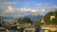 Archiv Foto Webcam Berchtesgaden: Zentrum und Hotel Edelweiss 00:00