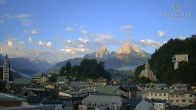 Archiv Foto Webcam Berchtesgaden: Zentrum und Hotel Edelweiss 01:00