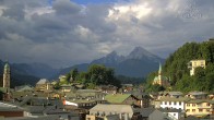 Archiv Foto Webcam Berchtesgaden: Zentrum und Hotel Edelweiss 02:00