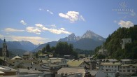 Archiv Foto Webcam Berchtesgaden: Zentrum und Hotel Edelweiss 06:00