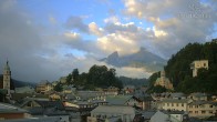 Archiv Foto Webcam Berchtesgaden: Zentrum und Hotel Edelweiss 05:00