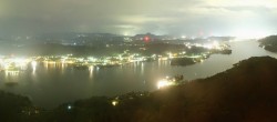 Archiv Foto Webcam Wörthersee - Aussichtsturm Pyramidenkogel 01:00