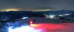 Archived image Webcam Snow Space Salzburg - Top Station Flying Mozart 01:00