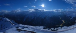 Archiv Foto Webcam Mayrhofen: Bergstation 150er Tux 03:00