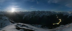 Archiv Foto Webcam Mayrhofen: Bergstation 150er Tux 01:00