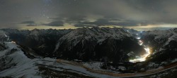 Archiv Foto Webcam Mayrhofen: Bergstation 150er Tux 23:00