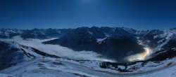 Archiv Foto Webcam Mayrhofen: Bergstation 150er Tux 03:00