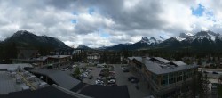 Archived image Webcam Canmore - View over the town 16:00