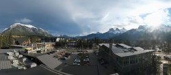 Archived image Webcam Canmore - View over the town 13:00