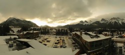 Archived image Webcam Canmore - View over the town 07:00