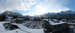 Archived image Webcam Canmore - View over the town 09:00