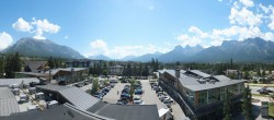 Archiv Foto Webcam Canmore - Blick über die Stadt 10:00