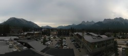 Archiv Foto Webcam Canmore - Blick über die Stadt 18:00