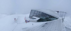 Archiv Foto Webcam Axamer Lizum: Hoadl-Haus und Bergstation Olympiabahn 14:00