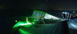 Archiv Foto Webcam Axamer Lizum: Hoadl-Haus und Bergstation Olympiabahn 23:00