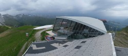 Archiv Foto Webcam Axamer Lizum: Hoadl-Haus und Bergstation Olympiabahn 13:00