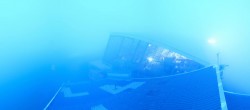 Archived image Webcam Axamer Lizum: Hoadl-Haus und Top station Olympiabahn 03:00