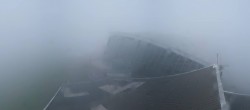 Archived image Webcam Axamer Lizum: Hoadl-Haus und Top station Olympiabahn 07:00