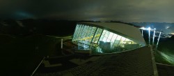 Archiv Foto Webcam Axamer Lizum: Hoadl-Haus und Bergstation Olympiabahn 23:00