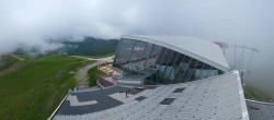 Archived image Webcam Axamer Lizum: Hoadl-Haus und Top station Olympiabahn 15:00