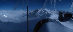 Archived image Webcam Val Senales Glacier - Viewing platform Grawand 01:00