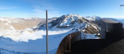 Archived image Webcam Val Senales Glacier - Viewing platform Grawand 09:00