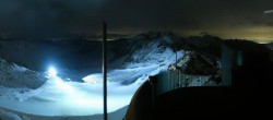 Archiv Foto Webcam Schnalstaler Gletscher - Aussichtsplattform Grawandspitze 23:00