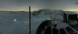 Archiv Foto Webcam Schnalstaler Gletscher - Aussichtsplattform Grawandspitze 01:00