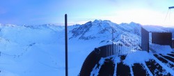 Archiv Foto Webcam Schnalstaler Gletscher - Aussichtsplattform Grawandspitze 06:00