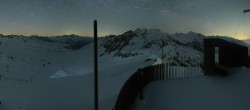 Archiv Foto Webcam Schnalstaler Gletscher - Aussichtsplattform Grawandspitze 23:00