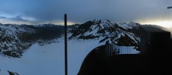 Archiv Foto Webcam Schnalstaler Gletscher - Aussichtsplattform Grawandspitze 23:00
