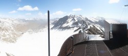 Archiv Foto Webcam Schnalstaler Gletscher - Aussichtsplattform Grawandspitze 09:00