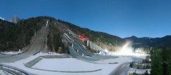 Archiv Foto Webcam Kranjska Gora - Nordisches Zentrum Planica 01:00