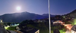 Archiv Foto Webcam Gröbming: Blick auf Kirche und Panoramabad 01:00