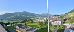 Archiv Foto Webcam Gröbming: Blick auf Kirche und Panoramabad 05:00