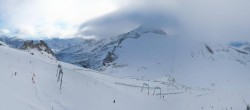 Archived image Webcam Hintertux Glacier - Top station Gefrorene Wand 13:00