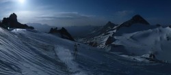 Archiv Foto Webcam Hintertuxer Gletscher - Bergstation Gefrorene Wand 01:00