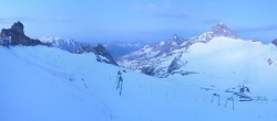 Archiv Foto Webcam Hintertuxer Gletscher - Bergstation Gefrorene Wand 03:00