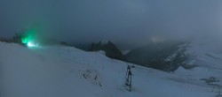 Archiv Foto Webcam Hintertuxer Gletscher - Bergstation Gefrorene Wand 23:00