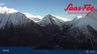 Archiv Foto Webcam Saas-Fee: Bergstation Hannig 18:00