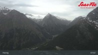Archiv Foto Webcam Saas-Fee: Bergstation Hannig 07:00